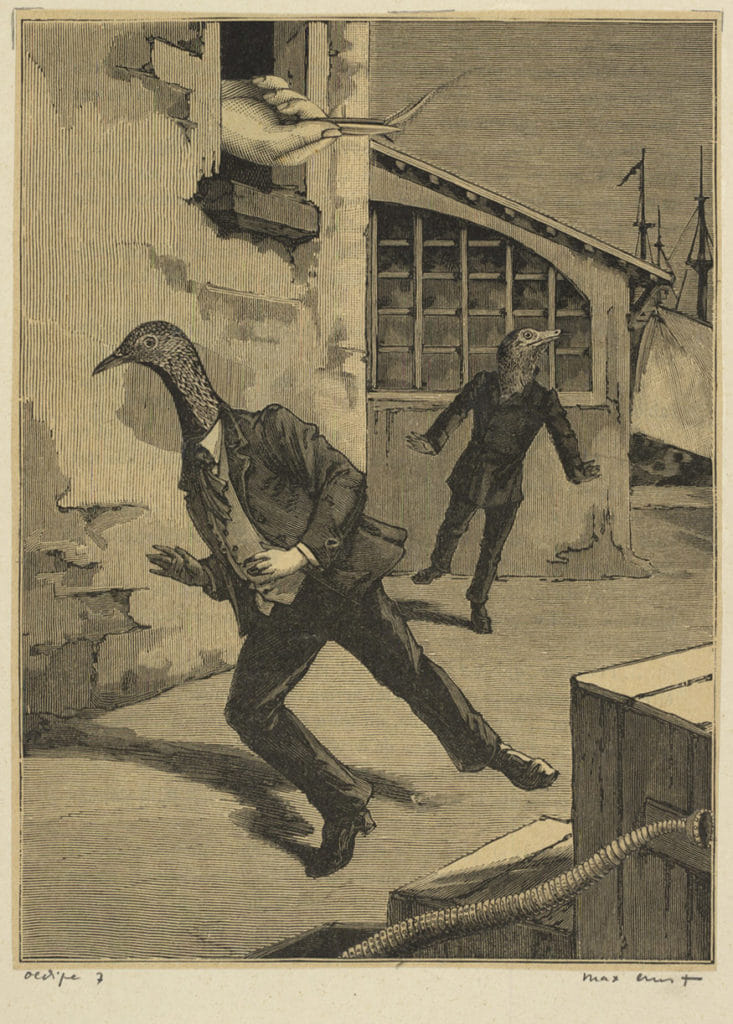 Grabado de Max Ernst. JUDEX. Georges Franju. estrellamillansanjuan.es