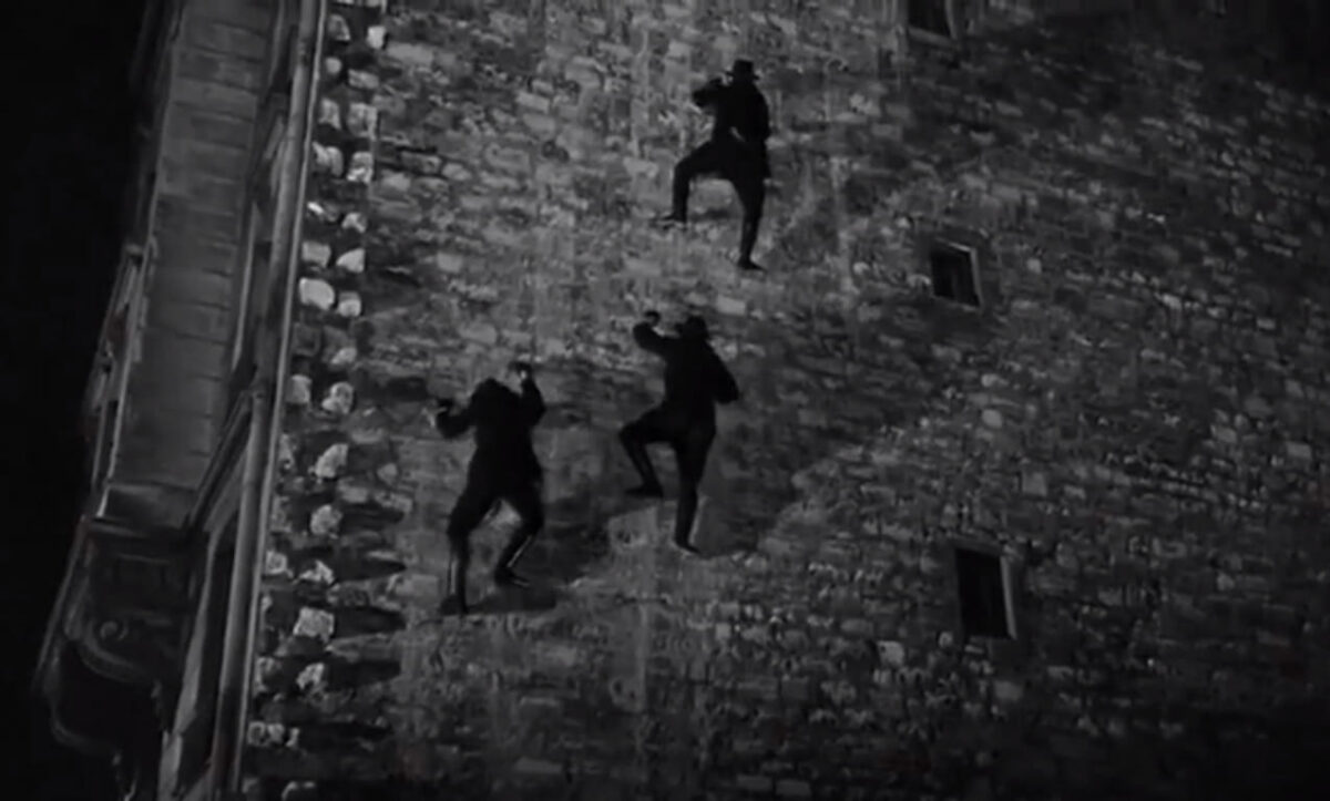 Hombres escalando edificio. JUDEX. Georges Franju. estrellamillansanjuan.es