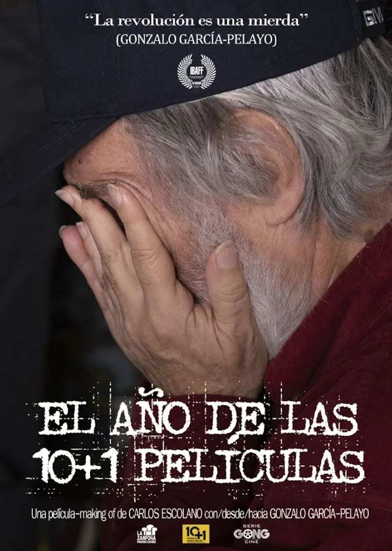 Cartel de El año de las 10+1 películas. Carlos Escolano. estrellamillansanuan.es