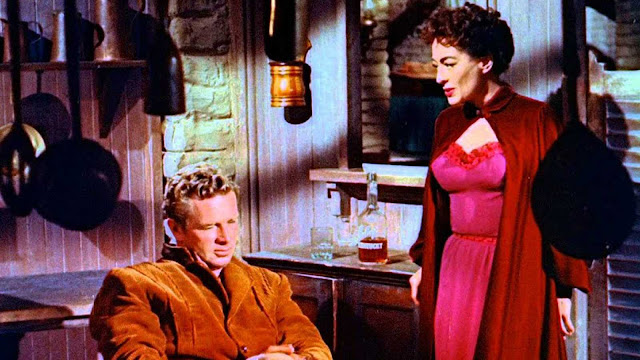 “Johnny Guitar” (1954). Nicholas Ray. Sterling Hayden y Joan Crawford. EL MELODRAMA CLÁSICO NORTEAMERICANO. estrellamillansanjuan.es