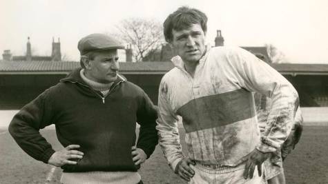 Machin con su entrenador. This Sporting Life. El ingenuo salvaje. estrellamillansanjuan.es