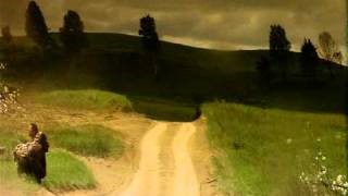 Paseo por la naturaleza con madre enferma en brazos. Mat i syn. Madre e hijo. estrellamillansanjuan.es