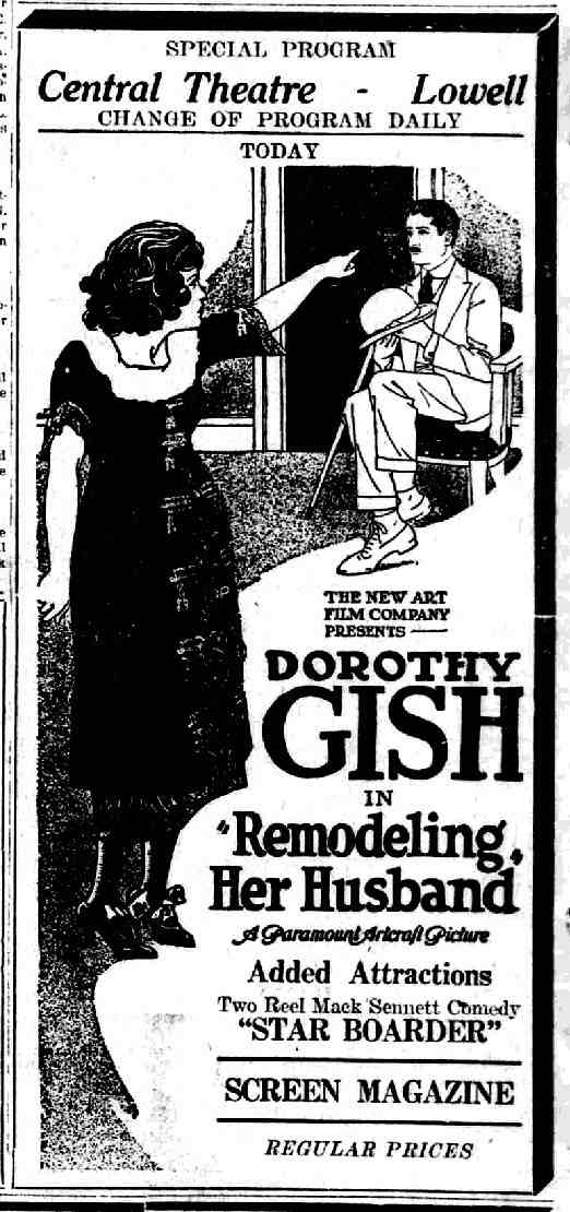 Remodeling her husband (1920). Lillian Gish. D.W. Griffith. (Desaparecida). Feminismo en el cine mudo. estrellamilansanjuan.es