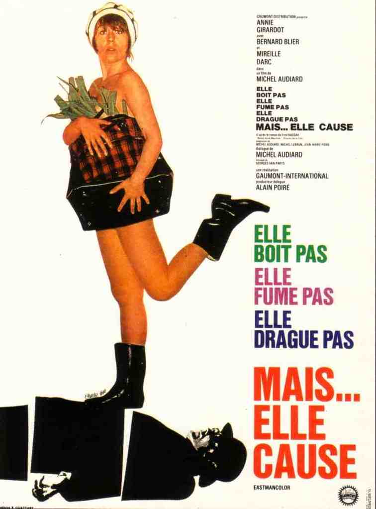 Elle boit pas, elle fume pas, elle drague pas, mais…Elle cause! (1970). Michel Audiard. El Polar francés. estrellamillansanjuan.es