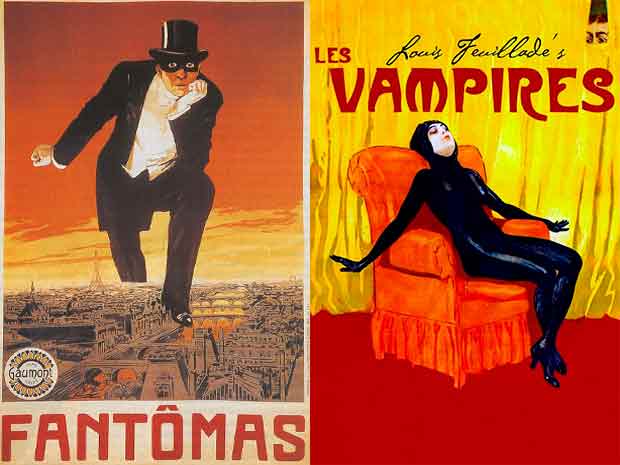 Fantômas y Les Vampires. Feuillade. El Polar francés. estrellamillansanjuan.es