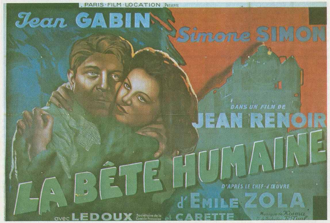 La Bête humaine (1938). Jean Renoir. Novela de Émile Zola. El Polar francés. estrellamillansanjuan.es