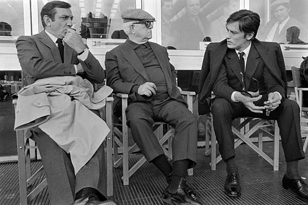 Rodaje de "Le Clan des siciliens" (1969). Henri Verneuil. Ventura, Gabin y Delon. El Polar francés. estrellamillansanjuan.es