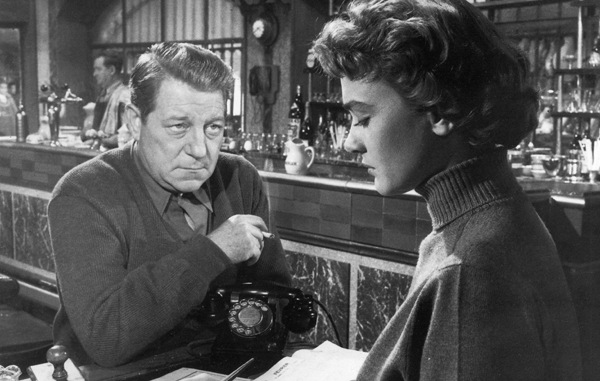 Jean Gabin y Danièle Delorme en Voici le temps des assassins (1956). Julien Duvivier. El Polar francés. estrellamillansanjuan.es