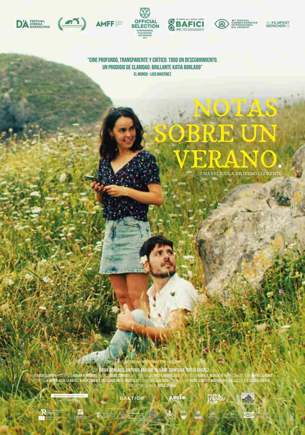 Póster. NOTAS SOBRE UN VERANO. Diego Llorente, estrellamillansanjuan.es