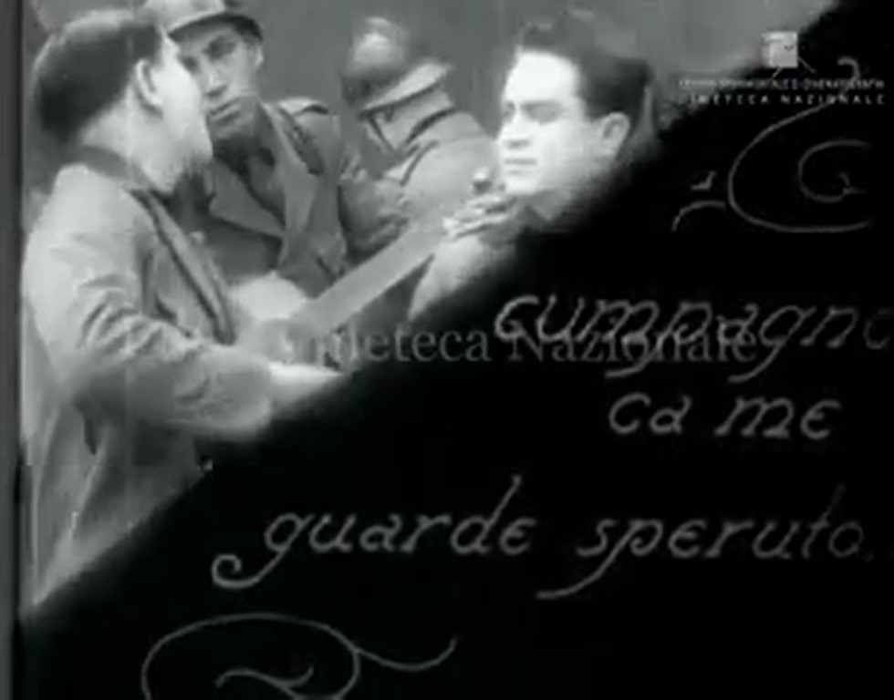 FANTASIA 'E SURDATO (1927). Elvira Notari. Pantalla dividida en el cine mudo. Split Screen. estrellamillansanjuan.es