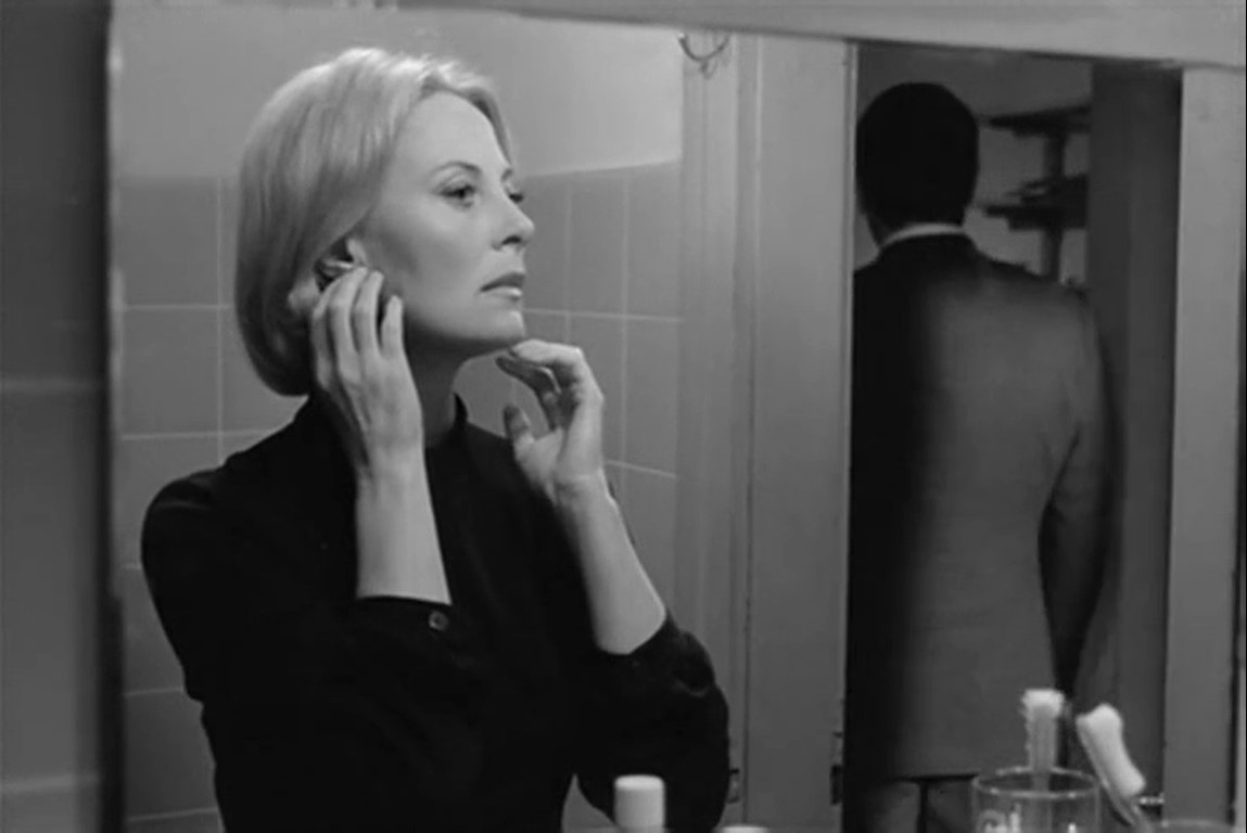 Florence en espejo. Michèle Morgan. Les yeux cernés. Robert Hossein. estrellamillansanjuan.es