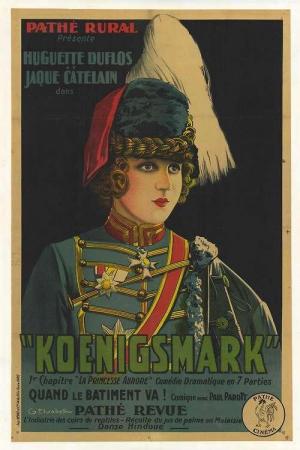 Cartel Koenigsmark. Léonce Perret. estrella millansanjuan.es