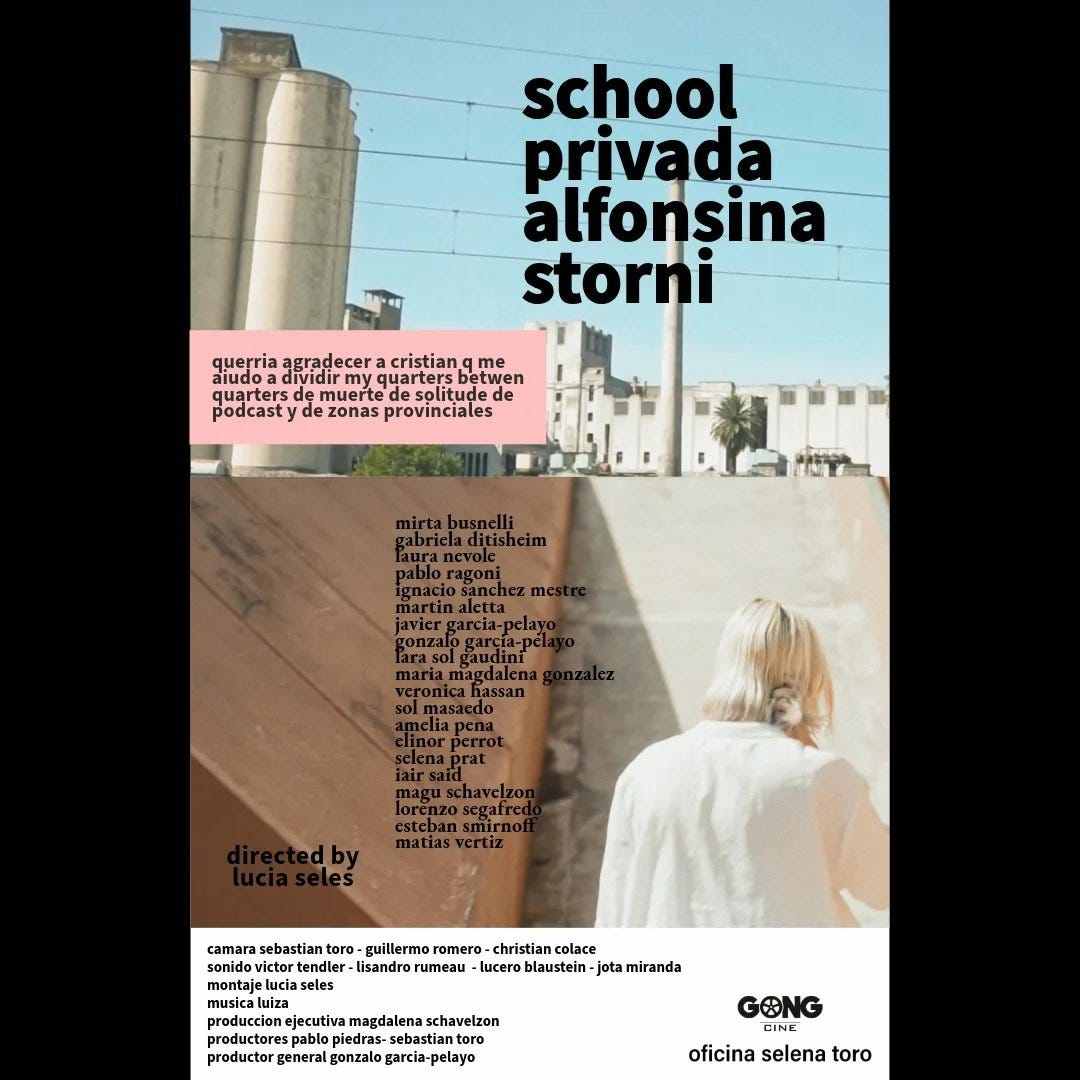 Póster. School privada Alfonsina Storni. estrellamillansanjuan.es