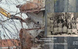 Imagen demolición de convento. Nuestra Señora del PIlar. Cruzadas evangélicas. Els Buits. estrellamillansanjuan.es