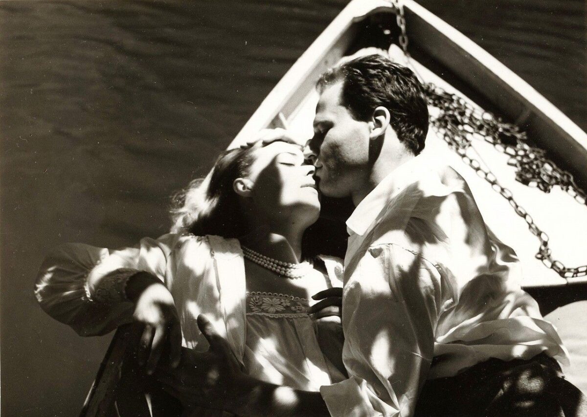 LOS RÍOS Y EL CINE. Análisis profundo del cine fluvial. 2ª parte 6 Les amants, barca. (Montaje de fotogramas cortesía de Frank).