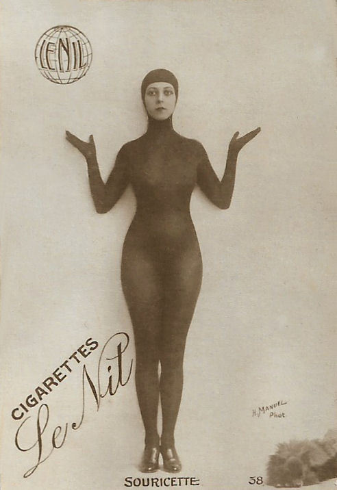 Irma Vep (Musidora). Publicidad de cigarrillos.