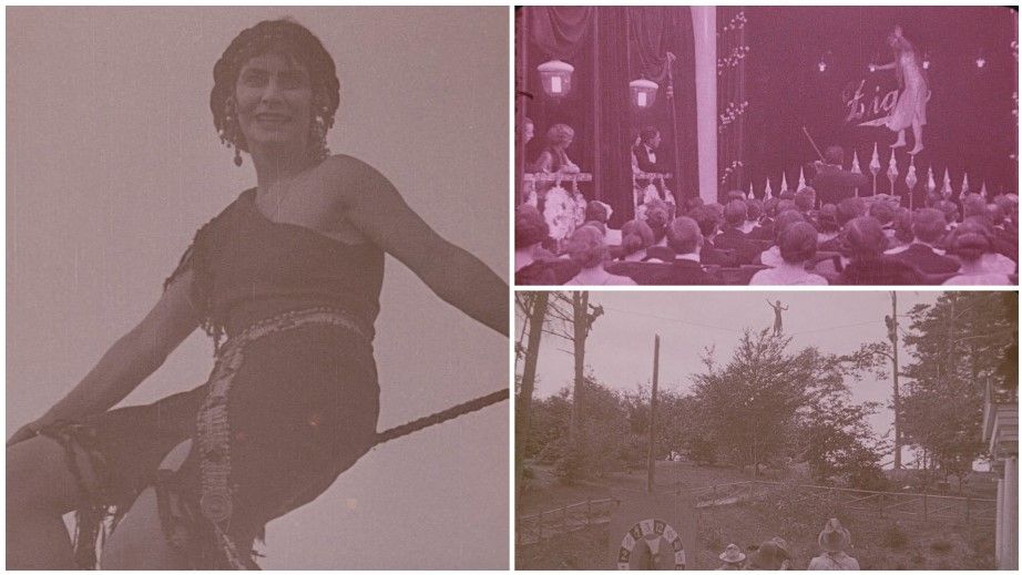 Izda. y dcha. abajo, Diligencekusken fra San-Hilo (1914). Arriba dcha. Zigo (1914). Emilie Sannom. La temeraria del cine. estrellamillansanjuan.es