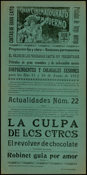 Robinet guia por amor. Marcel Perez (Fabre). España 1912
