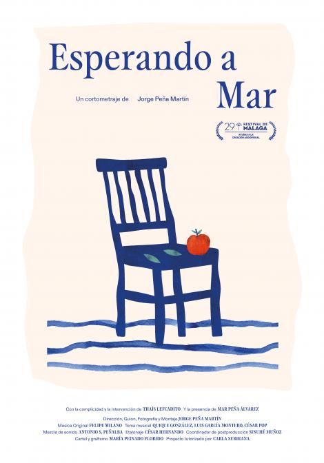 Cartel Esperando a Mar. Jorge Peña Martín. estrellamillansanjuan.es