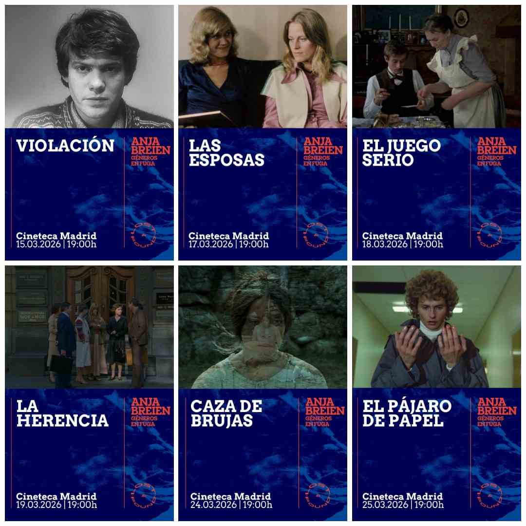 Programación de la retrospectiva de Anja Breien en Cineteca de Madrid. ANJA BREIEN. estrellamillansanjuan.es