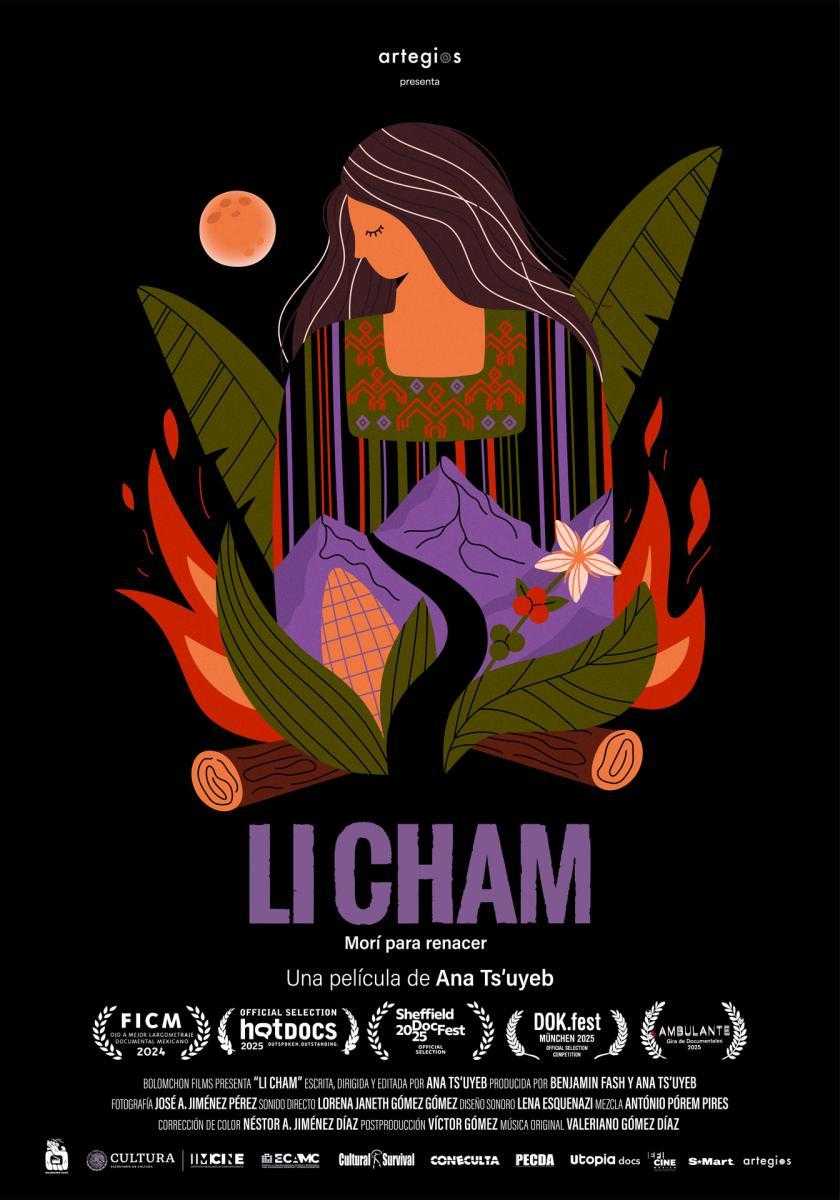 Póster. Li Cham (Morí). Ana Ts'uyeb. estrellamillansanjuan.es
