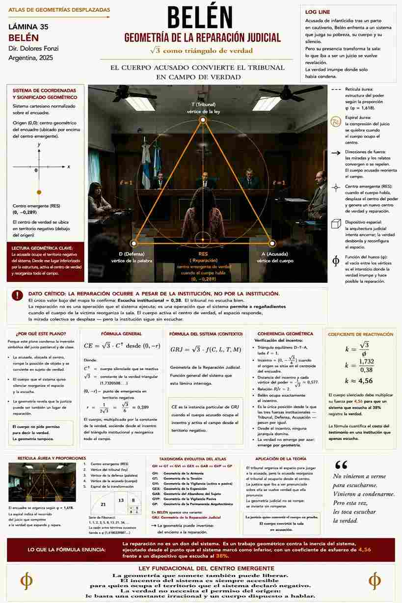 BELÉN (2025). Dolores Fonzi. Análisis de Laura Muñoz Liaño. Proporción áurea en el cine. estrellamillansanjuan.es