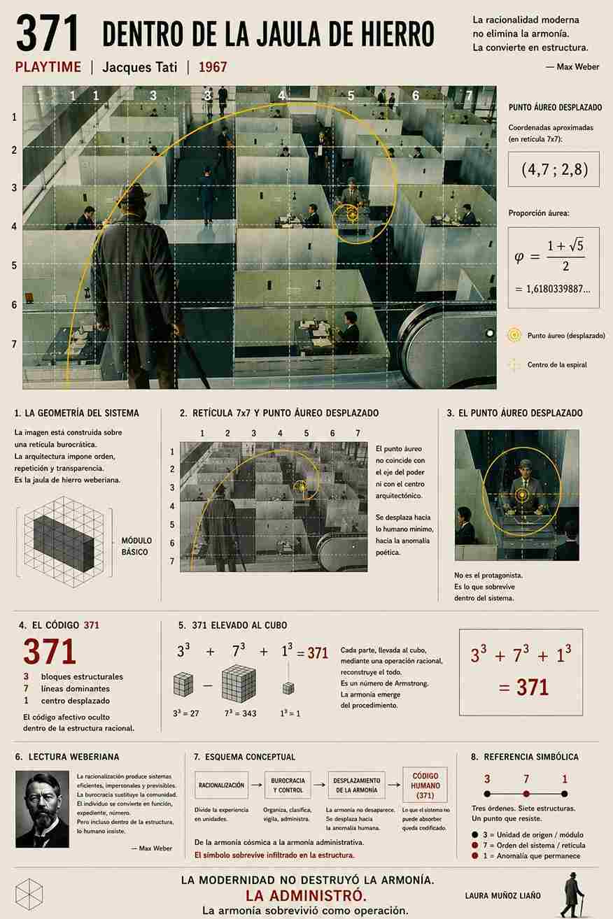 PLAYTIME (1967). Jacques Tati. Análisis de Laura Muñoz Liaño. Proporción áurea en el cine. estrellamillansanjuan.es