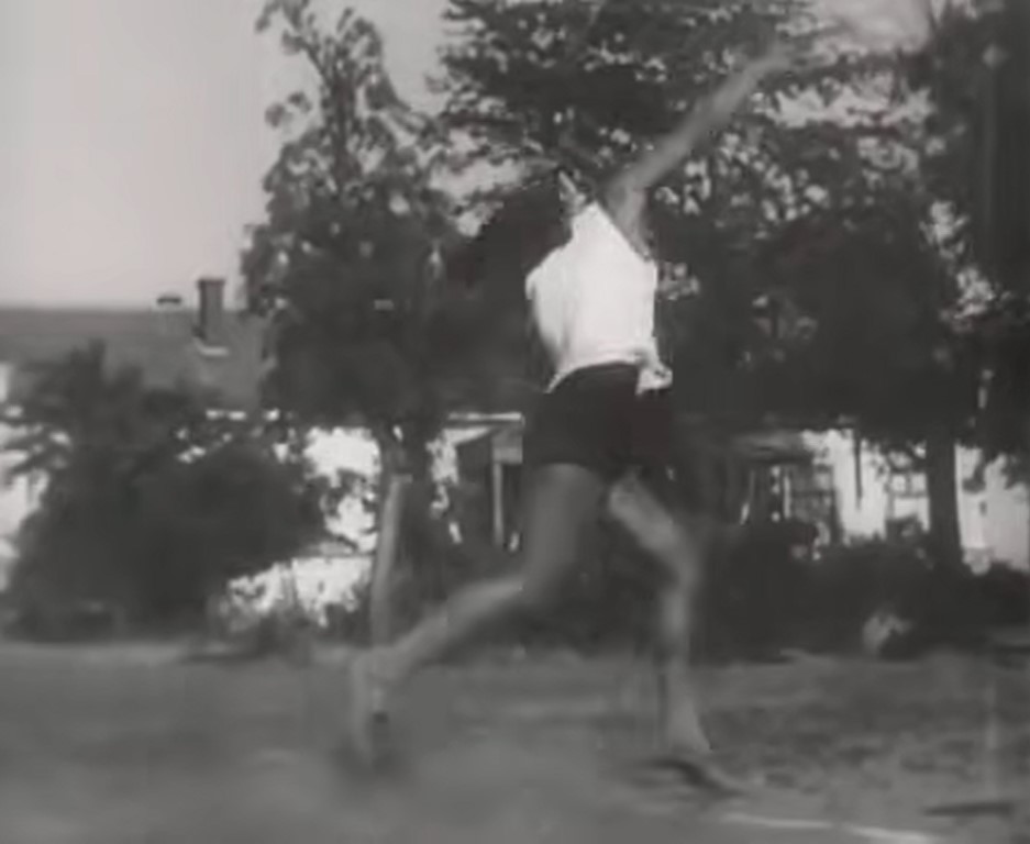 Atletismo Deporte femenino cine mudo. Estrella Millán Sanjuán. El hombre de la cámara (1929). Dziga Vertov.