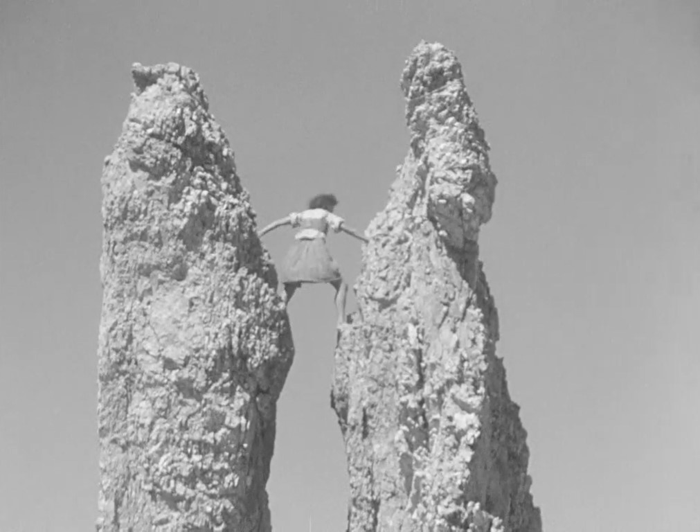 Escalada. Deporte femenino cine mudo. Estrella Millán sanjuán. El gran salto. Leni Riefenstahl 1927
