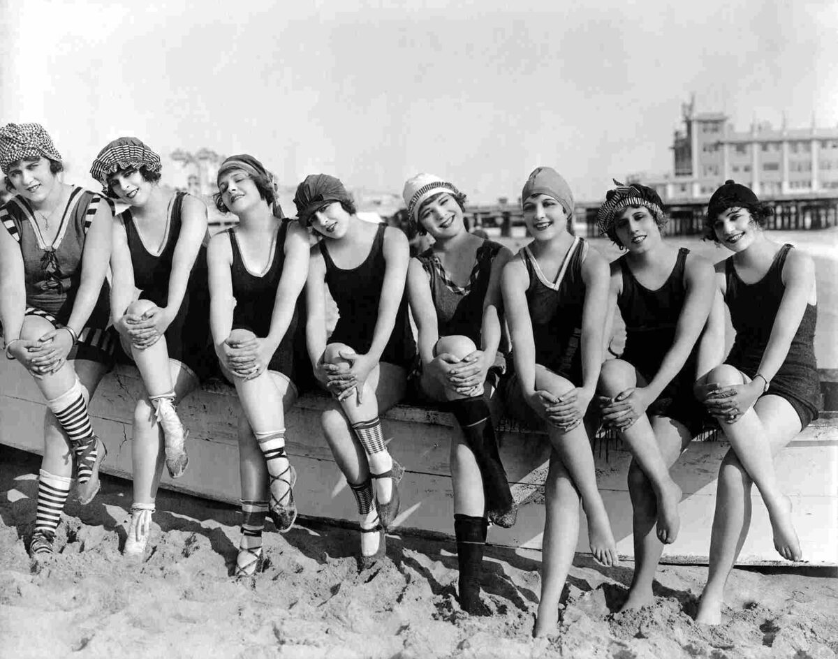 DEPORTE FEMENINO EN EL CINE MUDO. Garçonnes, sufragistas y el cuerpo en movimiento 59 Mack Sennett Bathing Beauties