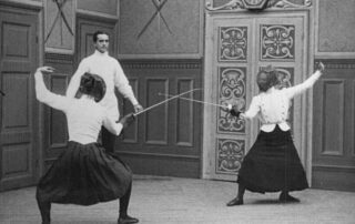 Kærlighed og Venskab. (Amor y amistad,1912). Eduard Schnedler-Sørensen. Deporte femenino en el cine mudo. Estrella Millán Sanjuán.
